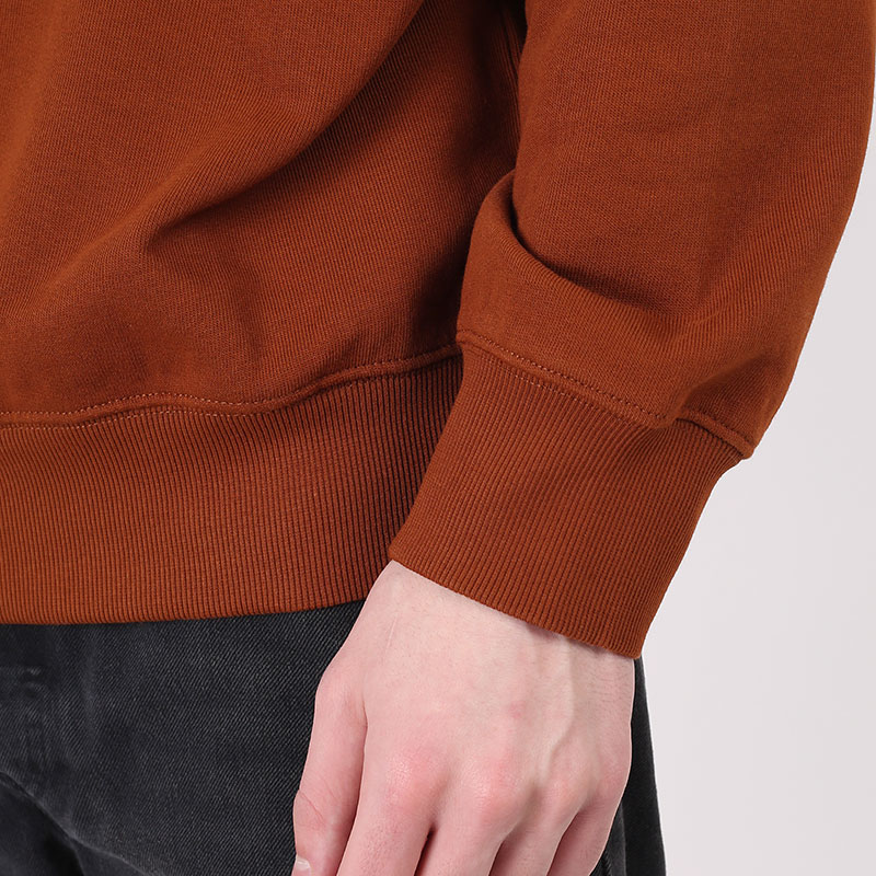 Мужская толстовка Carhartt WIP Pocket Sweat (I027681-brandy)  - цена, описание, фото 2